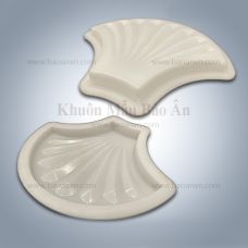 Khuôn ốp tường 3D Lá Cọ - Mã 012163