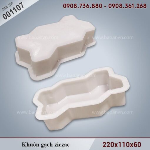 Khuôn gạch ziczac 4