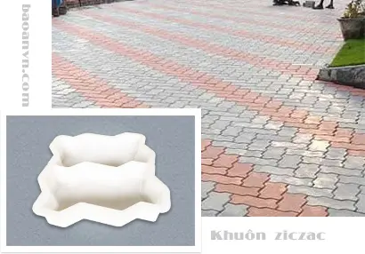 Khuôn gạch không nung block ziczac