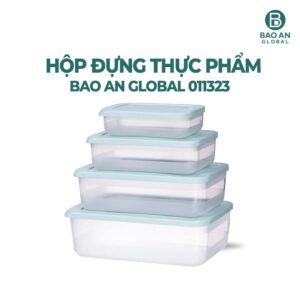 Bộ 4 hộp đựng thực phẩm cao cấp