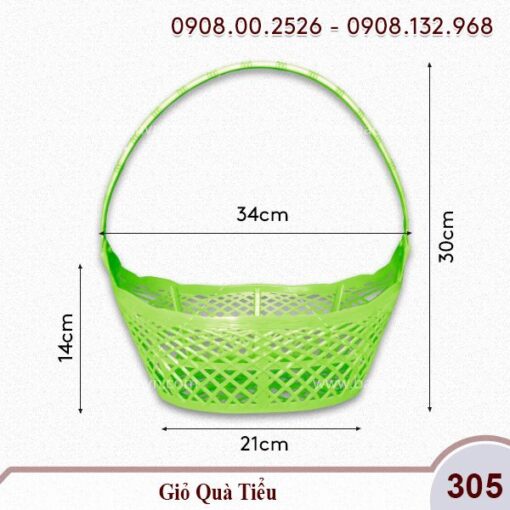 Giỏ gói quà tết size tiểu 4