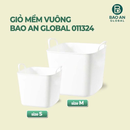 Giỏ đựng đồ mềm vuông cao cấp 1
