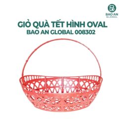 Giỏ gói quà tết oval