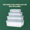Bộ 4 hộp đựng thực phẩm mẫu mới