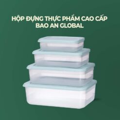 Bộ 4 hộp đựng thực phẩm mẫu mới