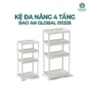 Kệ đựng đồ đa năng 4 tầng cao cấp 2