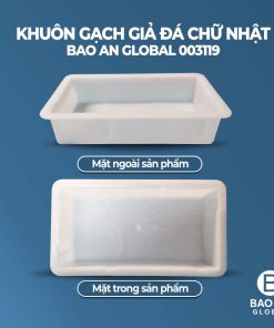Khuôn gạch giả đá hình chữ nhật 02