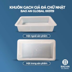Khuôn gạch giả đá hình chữ nhật 02