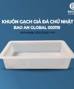 Khuôn gạch giả đá hình chữ nhật 04