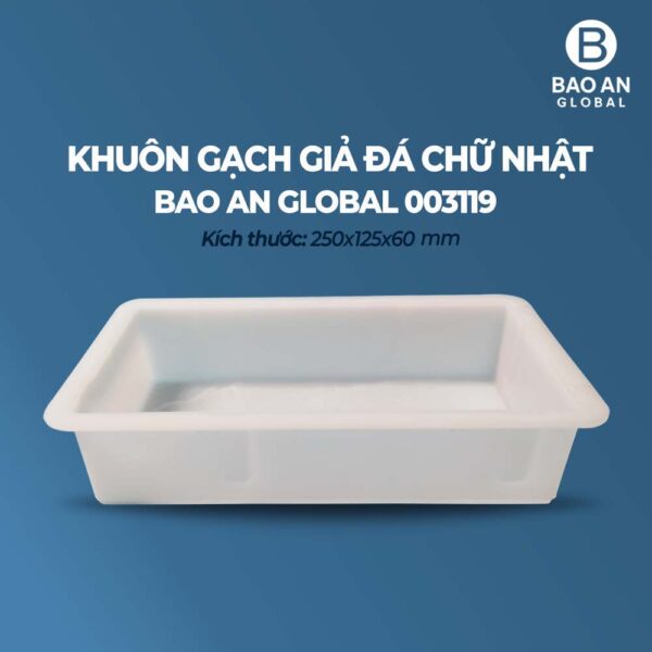 Khuôn gạch giả đá hình chữ nhật 04