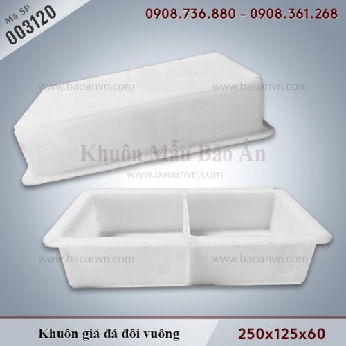 Khuôn gạch giả đá đôi 3