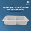 Khuôn gạch giả đá đôi vuông 04