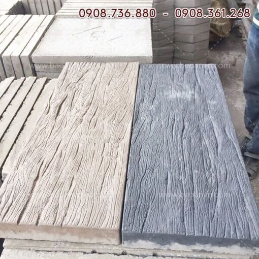 Khuôn gạch giả gỗ lát sân vườn 3