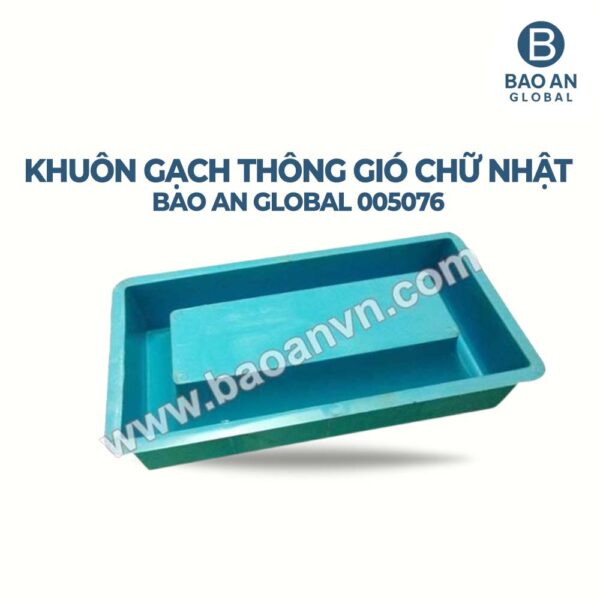 Khuôn gạch thông gió chữ nhật 01