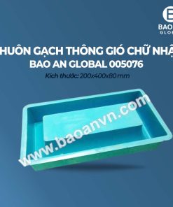 Khuôn gạch thông gió chữ nhật 02