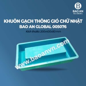 Khuôn gạch thông gió chữ nhật 02