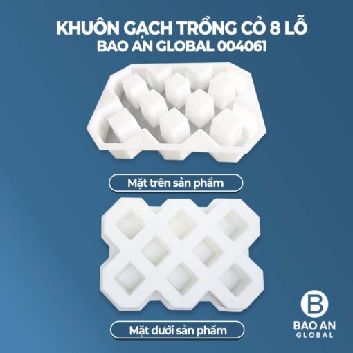 Khuôn gạch trồng cỏ 8 lỗ 02