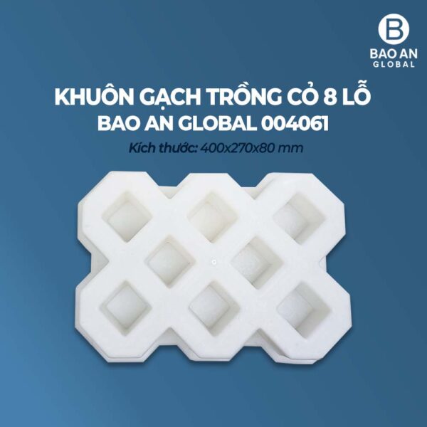 Khuôn gạch trồng cỏ 8 lỗ 03