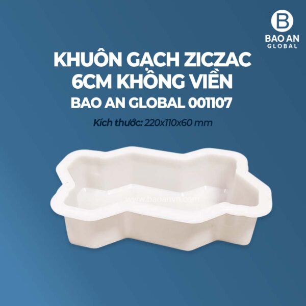 Khuôn gạch ziczac 6cm không viền 04