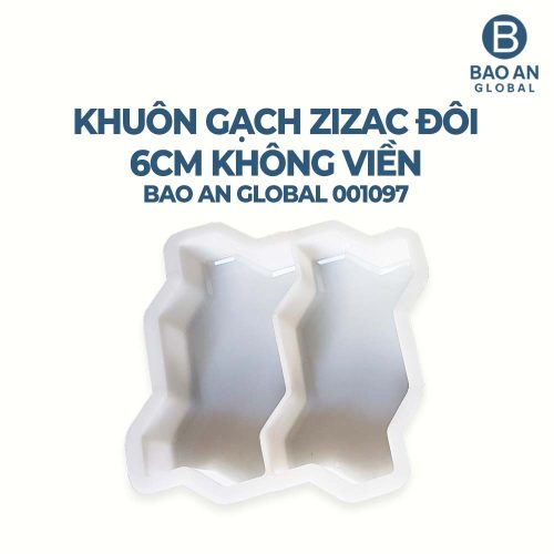 Khuôn gạch ziczac đôi không viền 2