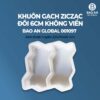 Khuôn gạch ziczac đôi không viền 3
