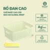 Rổ đan cao đựng đồ chữ nhật cao cấp 3