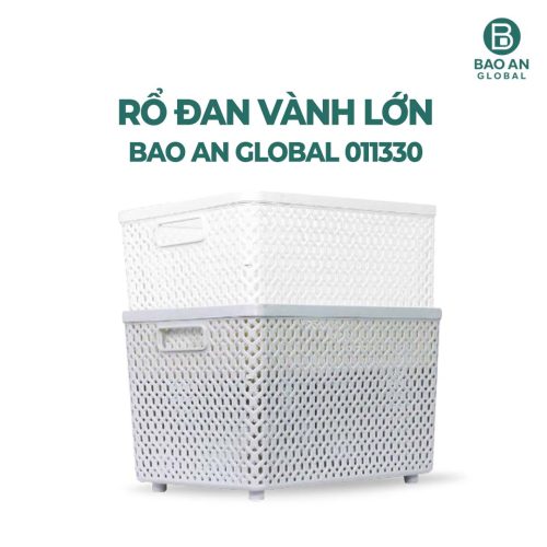 Rổ đan vành lớn đựng đồ cao cấp 3
