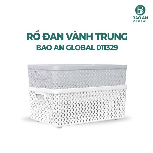 Rổ đan vành trung đựng đồ cao cấp 2