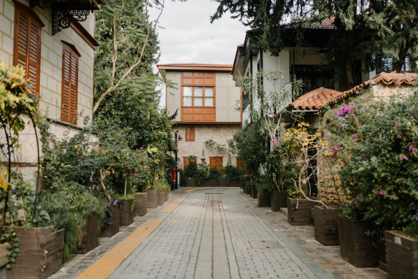 Gạch lót lối đi khu đô thị