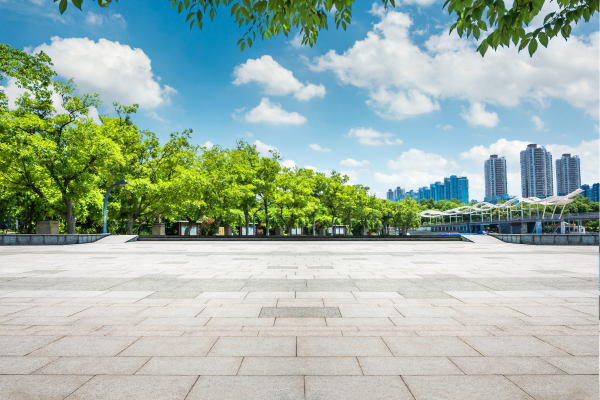 Gạch lót công viên trung tâm TP.HCM