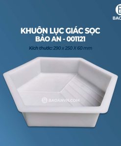Khuôn gạch lục giác sọc mẫu 1