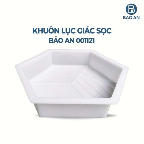 Khuôn gạch lục giác sọc mẫu 2