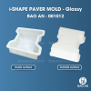 I shape paver mold 6cm glossy 2