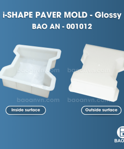 I shape paver mold 6cm glossy 2