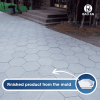 hexagon paver mold textured 2