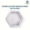 Khuôn lục giác nhỏ 6cm nhám mẫu 1