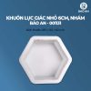 Khuôn lục giác nhỏ 6cm nhám mẫu 2
