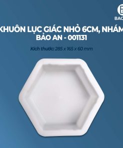 Khuôn lục giác nhỏ 6cm nhám mẫu 2