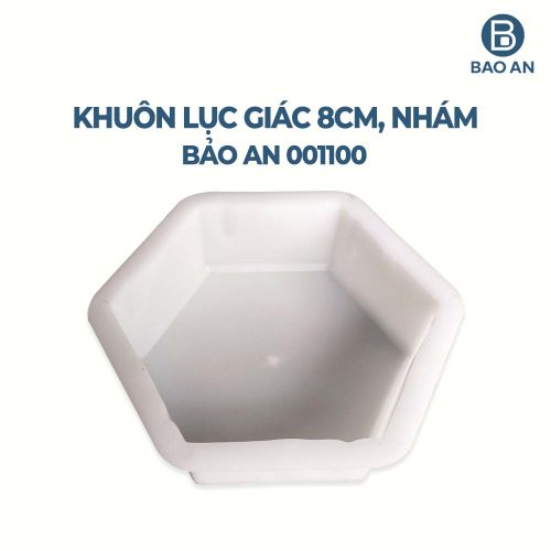 Khuôn gạch lục giác nhám 8cm