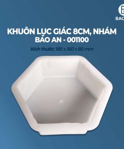 Khuôn gạch lục giác nhám 8cm mẫu 2