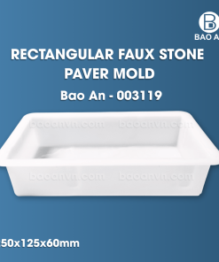 rectangular faux stone paver mold 1