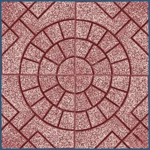 Mẫu Gạch terrazzo lát vỉa hè lát sân mẫu 4