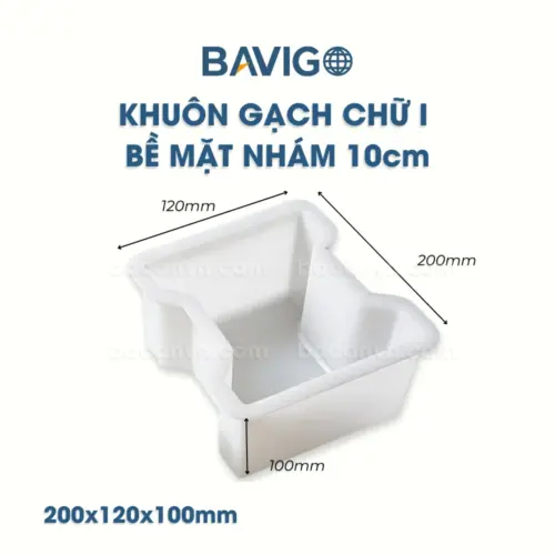 Khuôn gạch chữ i nhám 10cm 001014 03