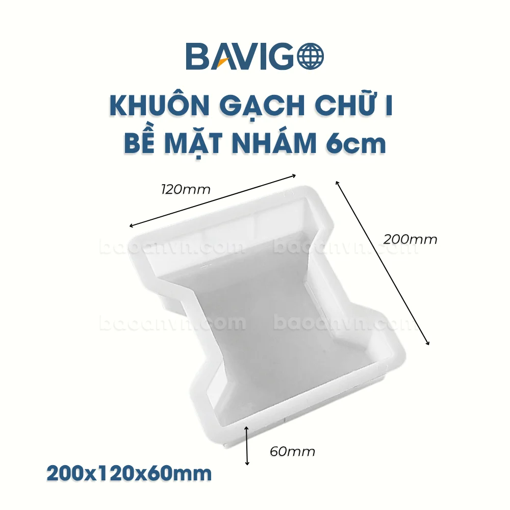 Khuông gạch chữ i nhám 6cm 001013 02