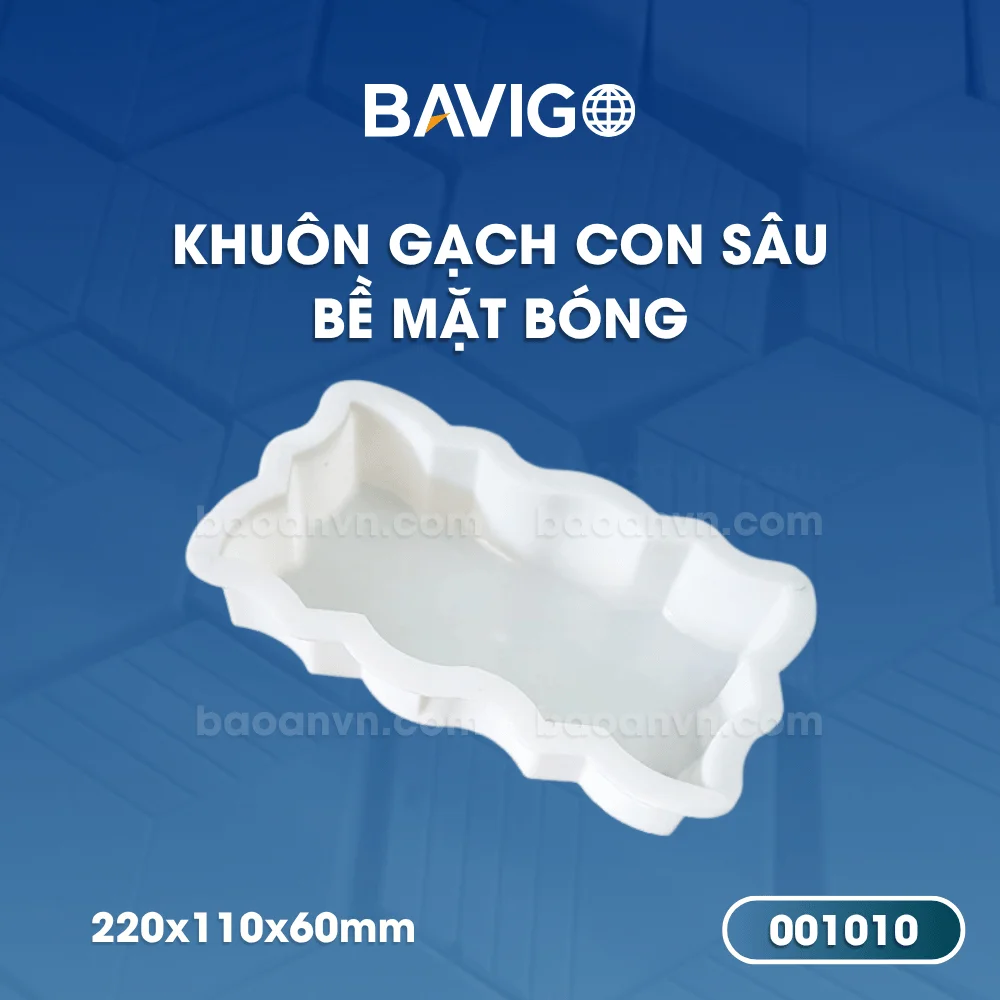 Khuôn gạch con sâu bề mặt bóng 01