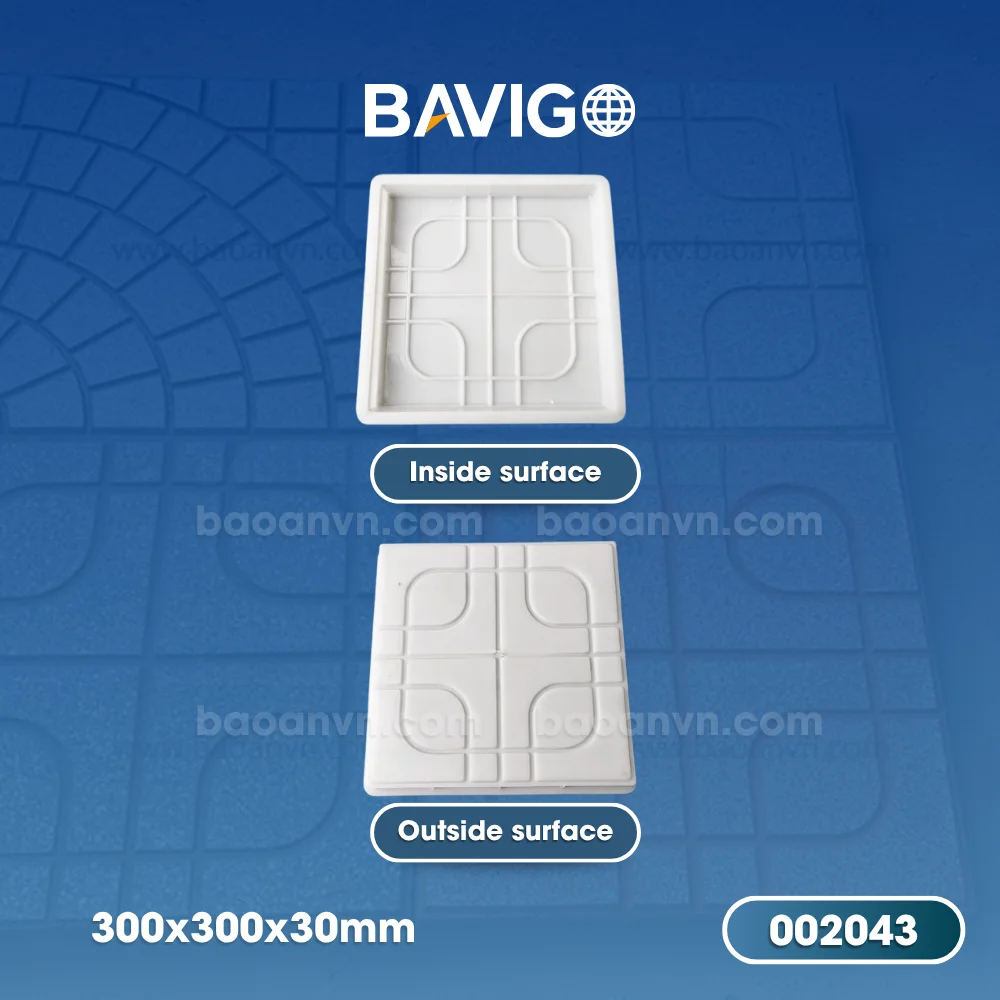 Concrete paver mold 422 002043 02