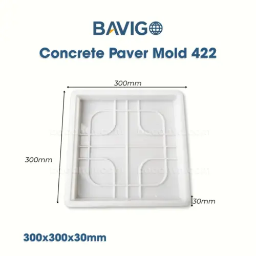 Concrete paver mold 422 002043 03