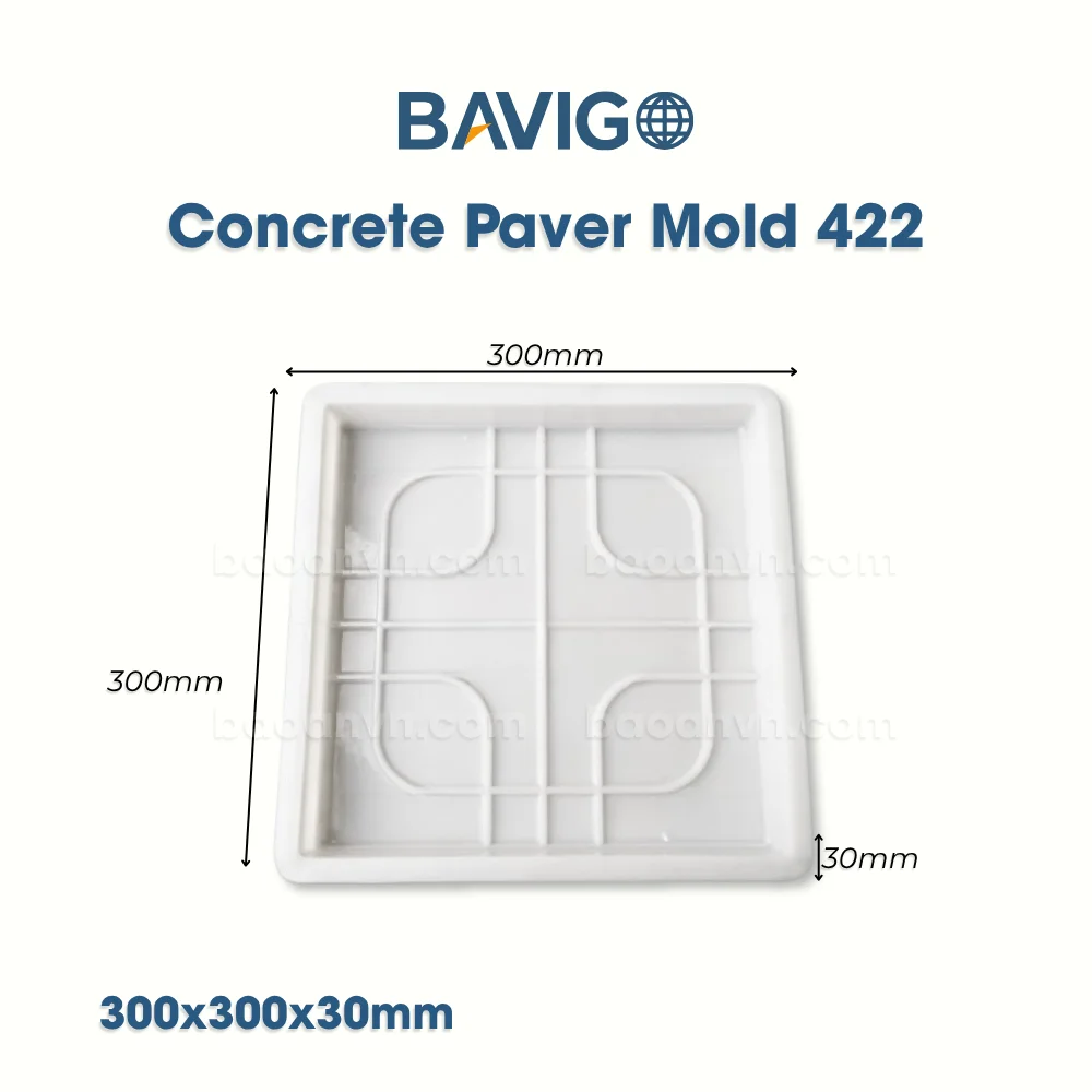 Concrete paver mold 422 002043 03