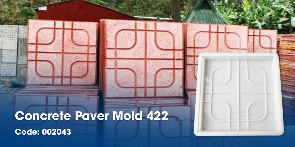 Concrete paver mold 422 002043 05