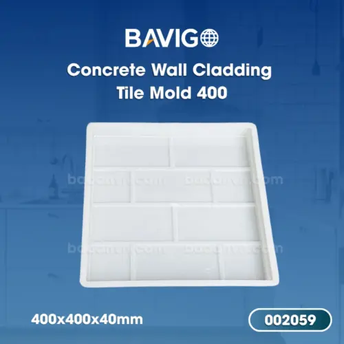 Concrete wall cladding tile mold 002059 01